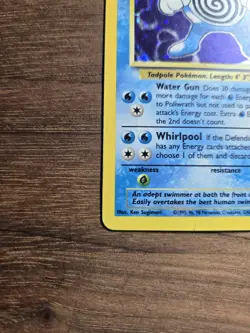 Pokemon TCG Poliwrath 013/102 Base Set Holo Rare Stage 2 90 HP EN Sugimori - Image 5