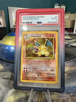 PSA 4 1999 Pokemon Spanish Charizard Holo #4 Base Set VG-EX 🐉 🔥 - Image 1