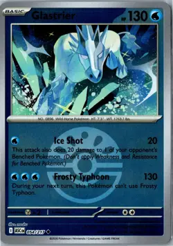Glastrier (Friend Ball) - 054/217 - Ascended Heroes - Uncommon Reverse Holo - NM - Image 1