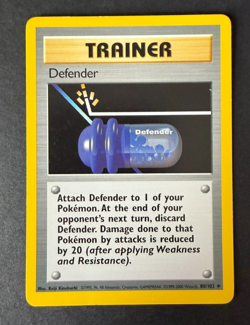 Defender 80/102 | Base Set | Pokemon 4th Print | 1999-2000 - Image 1