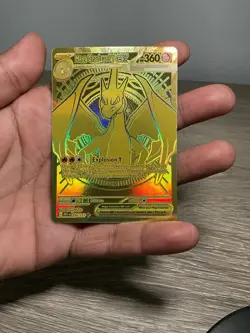 2026 Pokemon Ascended Heroes Mega Charizard Y ex Hyper Rare #294/217 DAMAGED - Image 3