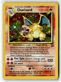 Charizard [BS2 - 004/130] Holo Rare Base Set 2 EN HP - Image 1