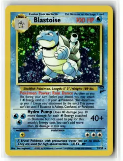 Blastoise [BS2 - 002/130] Holo Rare Base Set 2 EN LP - Image 1