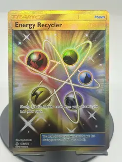 Pokemon TCG Energy Recycler (Secret) SM Forbidden Light Secret Rare NM - Image 1