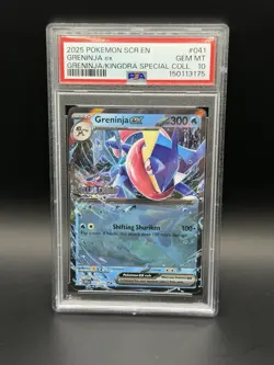 2025 Pokemon Stellar Crown Stamped Greninja ex #041 PSA 10 Special Collection - Image 1