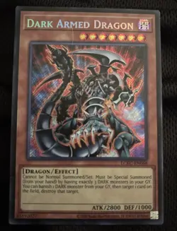 Yugioh Dark Armed Dragon LCKC-EN068 Secret Rare Unlimited - Image 1