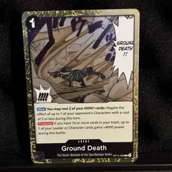Ground Death Foil OP14-096 The Azure Sea's Seven One Piece English - Image 1