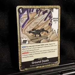 Ground Death Foil OP14-096 The Azure Sea's Seven One Piece English - Image 2