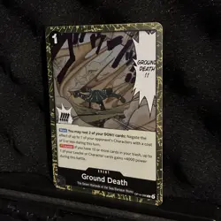 Ground Death Foil OP14-096 The Azure Sea's Seven One Piece English - Image 3