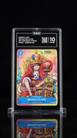 TAG 10 2024 One Piece Monkey D. Luffy #P-043 2nd Anniversary Tournament Promo - Image 3