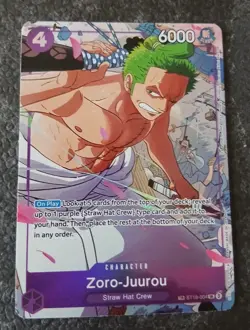 OP09 Zoro-Juurou | Treasure Rare TR ST18-004 Full Art | One Piece TCG Englisch - Image 1