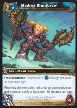 World of Warcraft TCG Madrea Bluntbrew - Icecrown 111/220 - Image 1