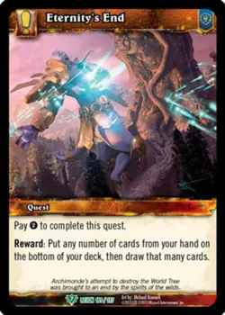World of Warcraft TCG Eternity's End - Reign of Fire 189/197 - Image 1