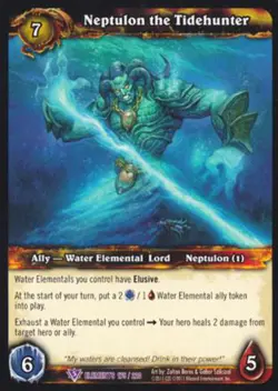 World of Warcraft TCG Neptulon the Tidehunter - War of the Elements -17/220 - Image 1