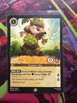 Dale Ready For His Shot Legendary 22/204 Non Holo Disney Lorcana Wilds Unknown - Image 1