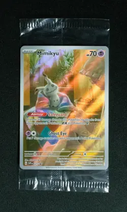 Pokemon Mimikyu SVP 075 Scarlet & Violet ETB Promo Cards SEALED and VERY CLEAN - Image 1