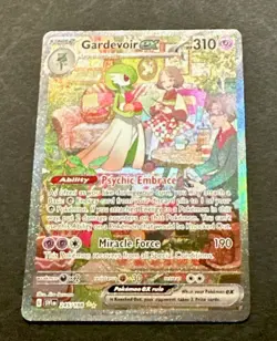 2023 POKEMON SCARLET & VIOLET GARDEVOIR SPECIAL ILLUSTRATION RARE #245/198! - Image 3