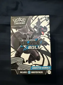 Pokemon TCG Scarlet Violet Black Bolt Booster Bundle Sealed - Image 1