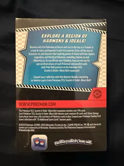 Pokemon TCG Scarlet Violet Black Bolt Booster Bundle Sealed - Image 3