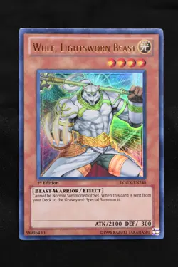 Wulf, Lightsworn Beast 1st Edition LCGX-EN248 LP Ultra Rare Holo Yugioh Card - Image 1
