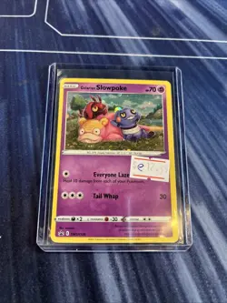 Pokemon TCG Pokemon Galarian Slowpoke Promo Holo Cosmo SWSH126 NM Card - Image 1