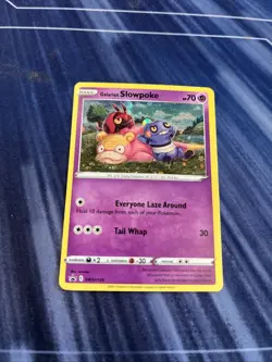 Pokemon TCG Pokemon Galarian Slowpoke Promo Holo Cosmo SWSH126 NM Card - Image 2