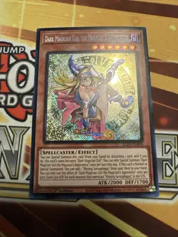 Dark Magician Girl the Magician's Apprentice ALIN-EN004 Secret 1st Ed Yugioh - Image 1