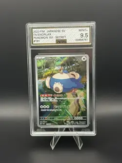 Snorlax 181/165 Sv2a: Pokemon Card 151 Holo (Japanese) AGS 9.5 - Image 1