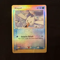 Pokemon TCG Wingull Reverse Holo Card 77/109 Ruby & Sapphire - Image 1