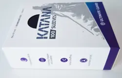 100 Ultimate Guard Katana Black Card Sleeves Standard Deck Protectors - Image 3