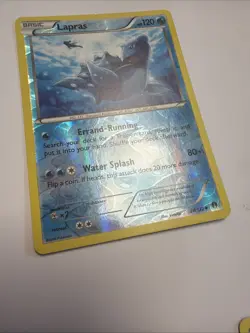 Pokemon TCG Card 2016 XY BREAKpoint - Lapras 28/122 Reverse Holo MP+ - Image 3