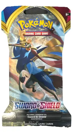 1 Sword and Shield Sleeved Booster Pack - Base Set - New/Sealed - Pokemon Cards - Image 3