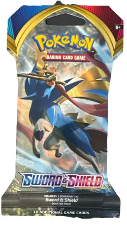 1 Sword and Shield Sleeved Booster Pack - Base Set - New/Sealed - Pokemon Cards - Image 4