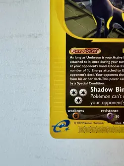 Umbreon Aquapolis 41/147 Rare Non-Holo Pokemon Card English 2002 - Image 2
