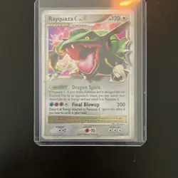 Pokemon Rayquaza C LV.X DP47 Diamond & Pearl Promo Holo Card English - Image 1