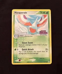Masquerain Holon Phantoms (STAMPED) Reverse Holo Pokemon TCG Card 47/110 LP/MP - Image 1