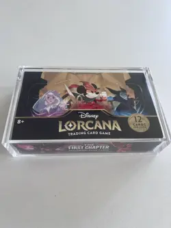 Disney Lorcana TCG The First Chapter Booster Box New & Sealed With Acrylic Case - Image 1