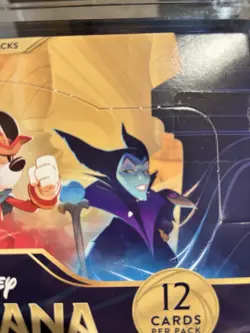Disney Lorcana The First Chapter Booster Box In Acrylic Case. Very Minor Defect - Image 2