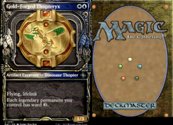 Magic the Gathering -MTG- Gold-Forged Thopteryx - Image 1