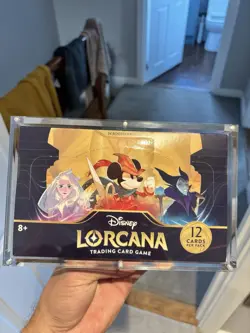 Disney Lorcana: The First Chapter Booster Box In Ayclic Case - Image 1