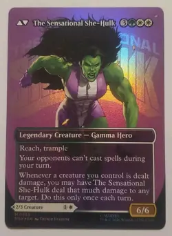 MTG: Jennifer Walters (Borderless) (0355) Marvel Super Heroes Foil - Image 2