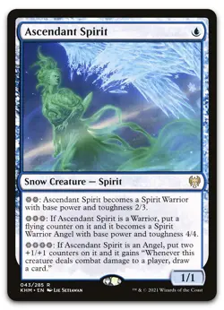 Ascendant Spirit #43 (NM) Kaldheim KHM Magic MTG - Image 1