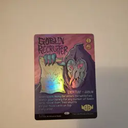 Magic: The Gathering Goblin Recruiter Secret Lair Rainbow Foil - Image 1