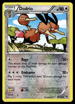 Dodrio Reverse Holo 99/146 XY Base Set Pokemon - Image 1