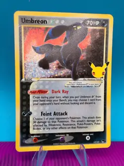 Pokemon Umbreon 17/17 Celebrations Holo NM - Image 1