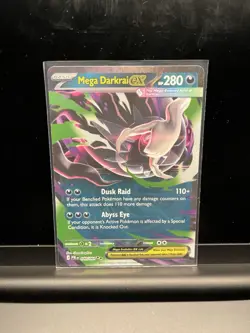 Mega Darkrai Ex 48/84 Double Rare Card - Pokemon Pitch Black Near Mint - Image 1