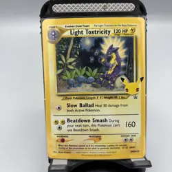 Light Toxtricity SWSH137 Sword & Shield Promo Holo 120 HP Pokemon TCG Card - Image 1