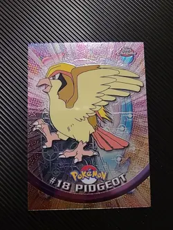 1999 Pokemon Topps Chrome Series 1 - #18 Pidgeot - Black Topps Logo Mint/NM - Image 1