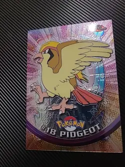1999 Pokemon Topps Chrome Series 1 - #18 Pidgeot - Black Topps Logo Mint/NM - Image 2
