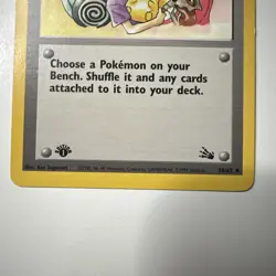 Pokemon TCG Mr. Fuji 58/62 Fossil 1st Edition LP - Image 2